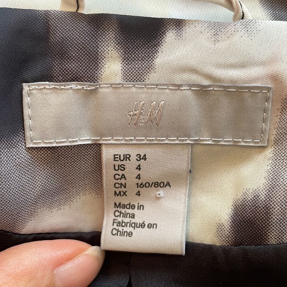 ‎H&M black & white polyester jacket - Picture 9 of 11